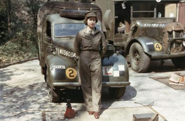 Queen Elizabeth on her WWII service