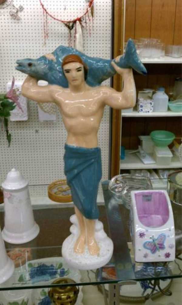awesome thrift shop statuette