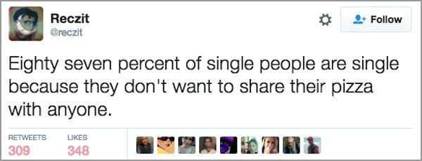22 Funny Tweets About Being Single