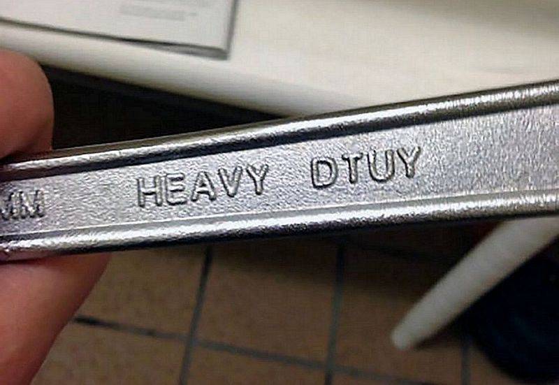 Heavy Dtuy wrench