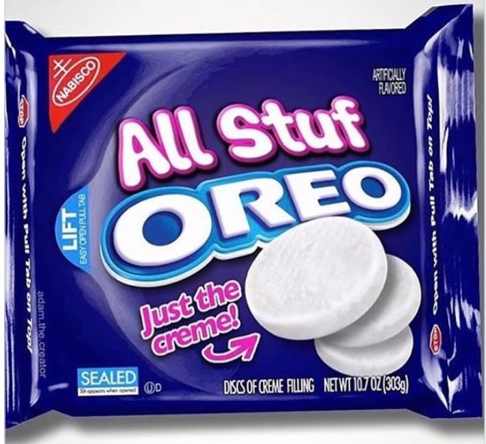 oreos just the creme - Artfically Razored Nabisco All Stuf In Lift Easy Open Pull Tab Oreo de 40 Games Tot on top adam the creator Just the creme? Sealed en word Od Discs Of Creme Awing Netwt 1070Z 3089