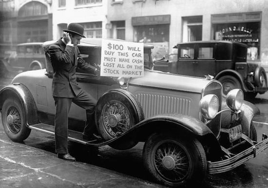 stock market crash 1929 - XN24 $100 Will Buy This Car Must Have Gash Lost All On The Stock Market