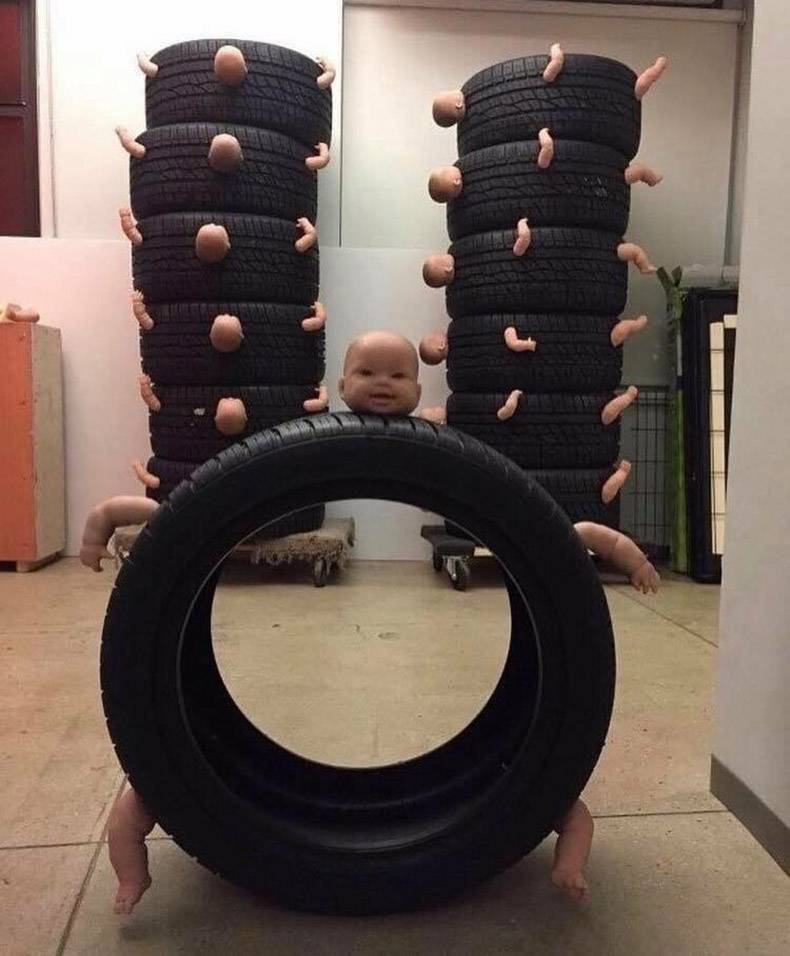 random pic tire babies