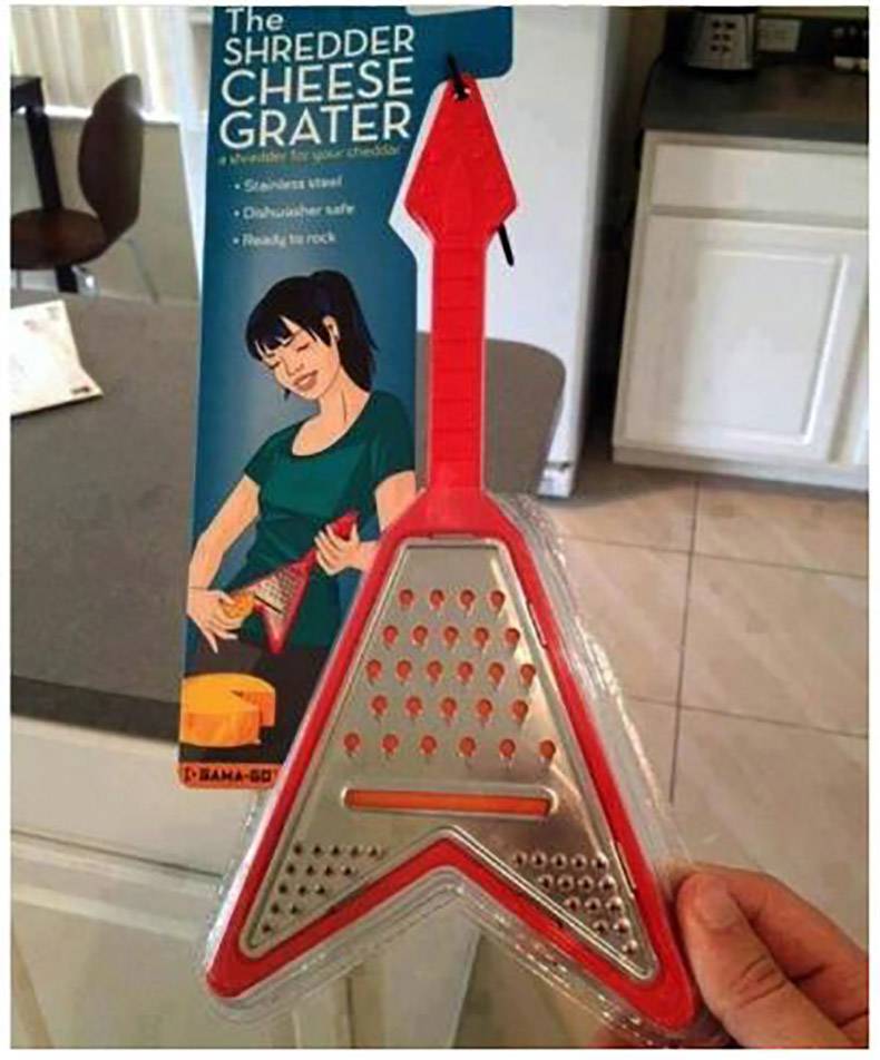 cheese grater guitar - The Shredder Cheese Grater for Omul Parc