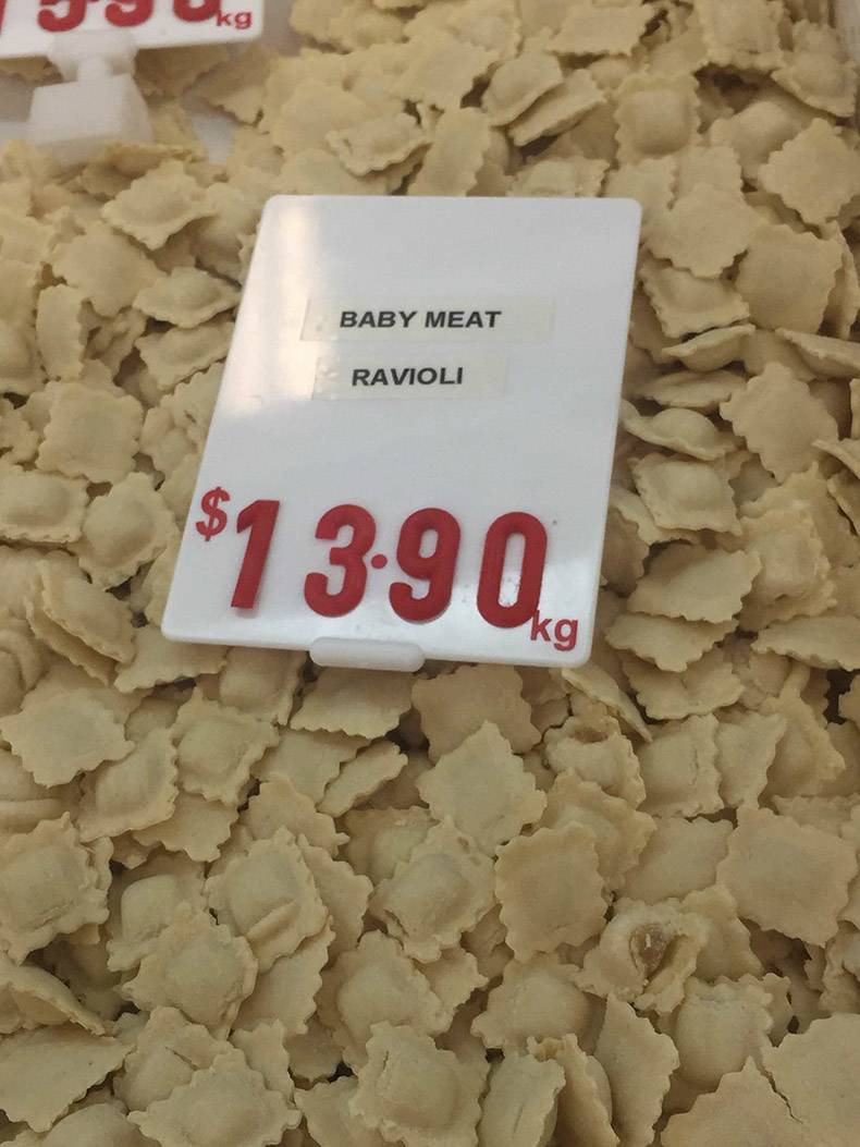 meat its whats for dinner meme - kg Baby Meat Ravioli $13.90