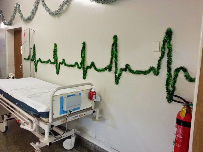 These Holiday Hospital Decorations Are Sick AF