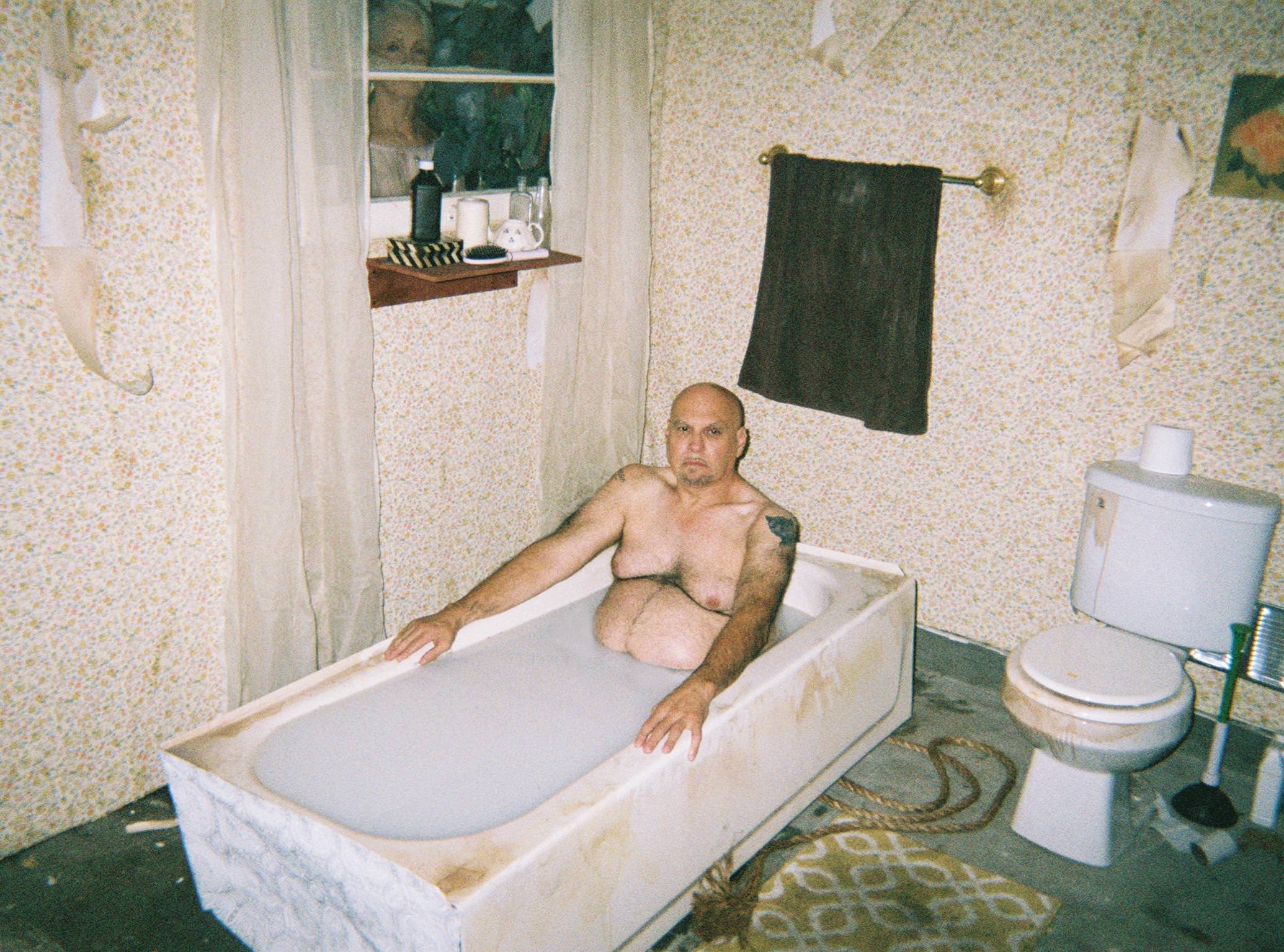 Extremely Creepy Website Poses Men In Tubs Full Of Milk