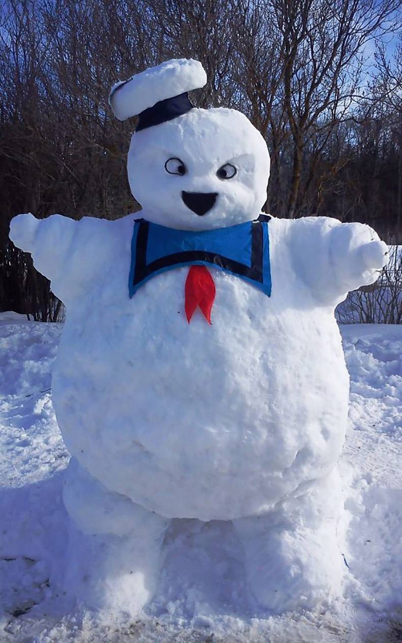 ghostbusters snowman