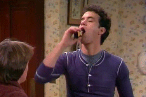 Family Ties' alcoholic Uncle Ned (Tom Hanks) drinks a bottle of vanilla extract because all the beer in the house is gone. He attempts to pressure his nephew into driving him to the store (which is closed because it's 2am) for a beer run, before randomly consuming baking ingredients  hoping they contain some alcohol.