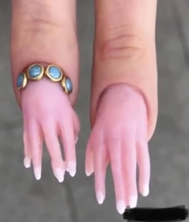 tiny hand and feet manicure