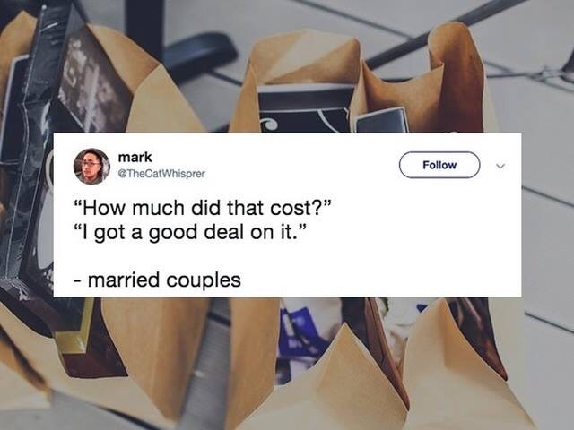 Marital "Bliss" Described in 280 Characters or Less