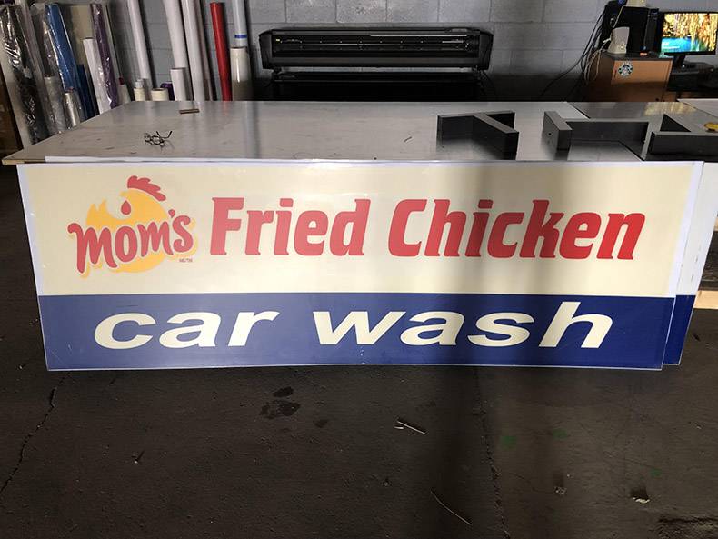 car - moms Fried Chicken car wash