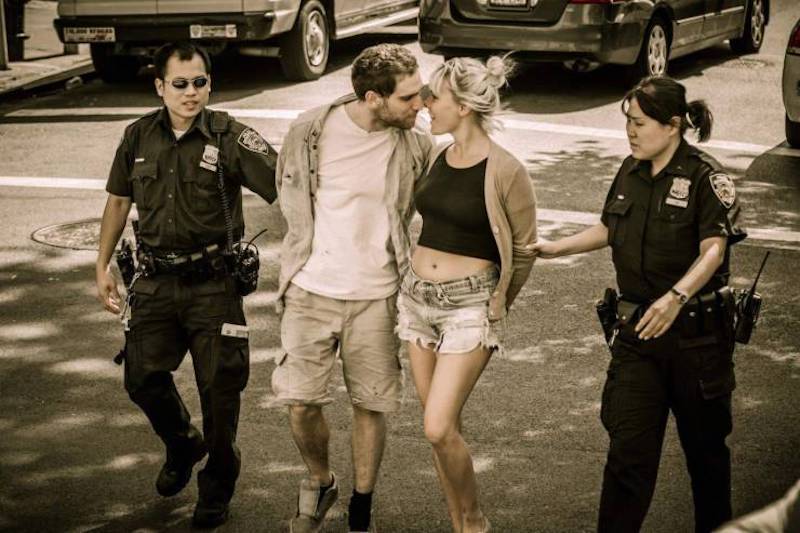 couple getting arrested