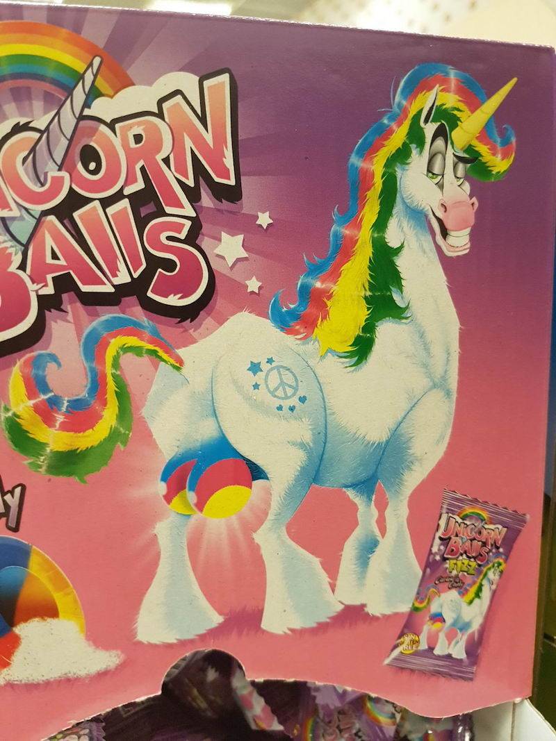 unicorn gum balls