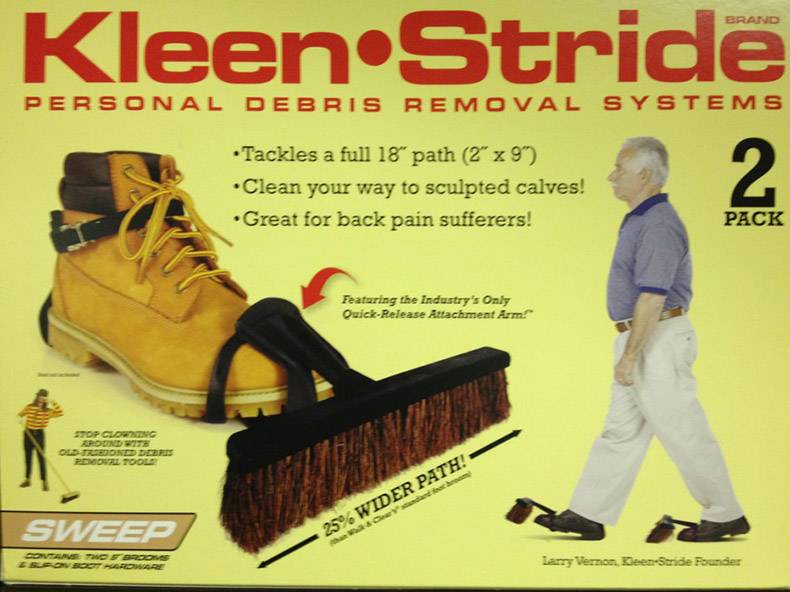 Amusing Pictures - bad gift ideas - Brand KleenStride Personal Debris Removal Systems Tackles a full 18