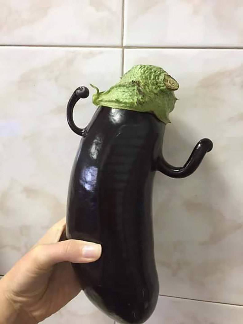 random pics - funny eggplant