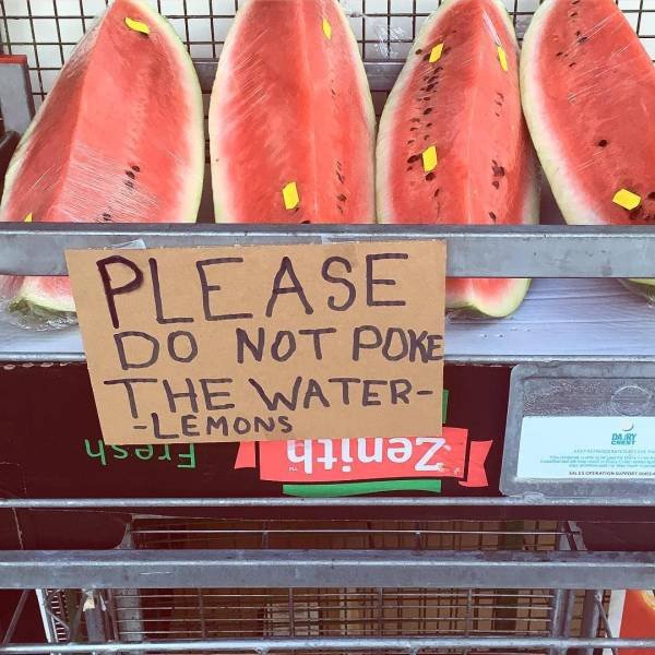 watermelon - Please Do Not Poke The Water 450g 1 quZ Lemons