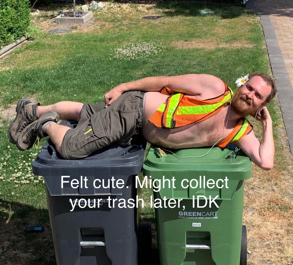vehicle - Felt cute. Might collect your trash later, Idk Greencart Food Scraps Yard Things