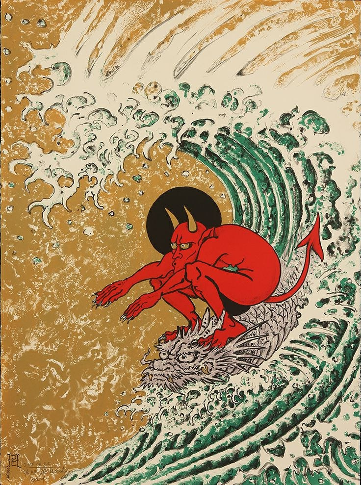 japanese devil art - 2 10 S . Alan Eco Wa