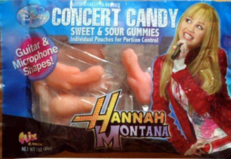 inappropriate kid toys - Leukerbell Concert Candy Sweet & Sour Gummies Individual Pouches for Portion Control Guitar & Microphone Shapes! Annam Montana H huis Cany Netwin