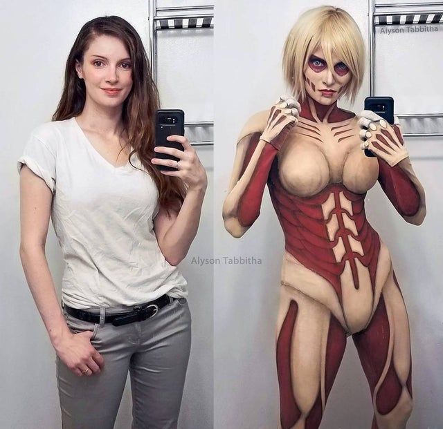 female titan cosplay - Alyson Tabbitha Alyson Tabbitha