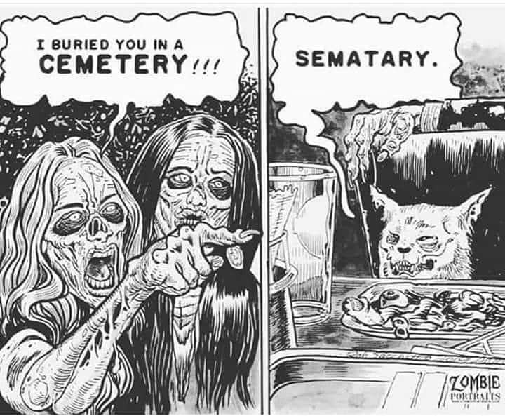 rob sacchetto - I Buried You In A Cemetery!!! Sematary. 1. Mall allum Zombie Portraits