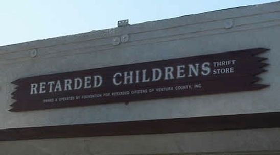Retarded Childrens Thrift Store