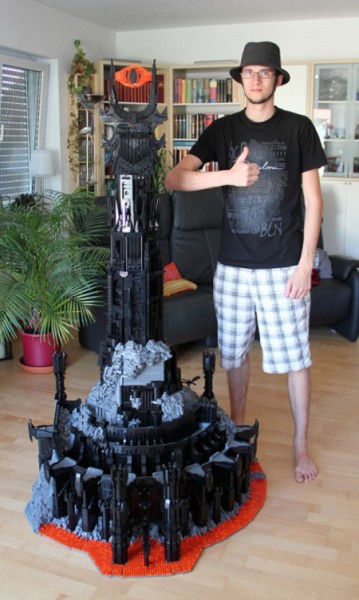 Six foot replica of the Tower of Mordor