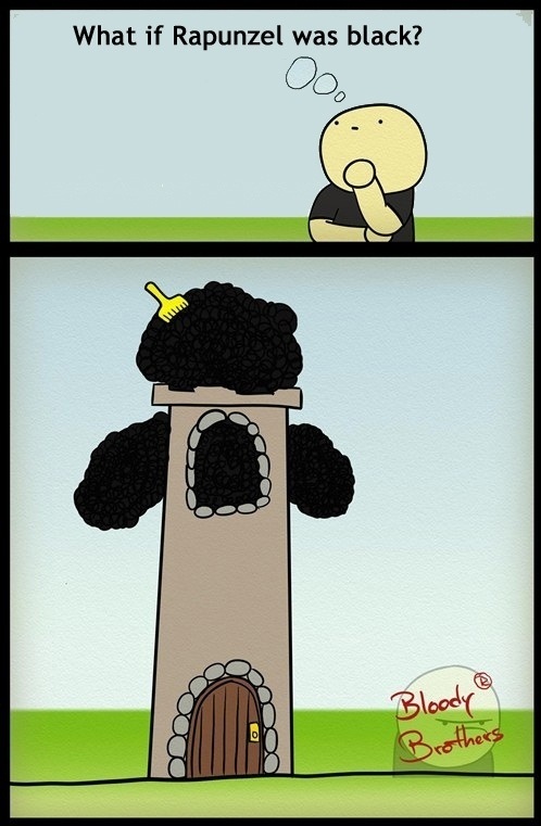 If Rapunzel was black