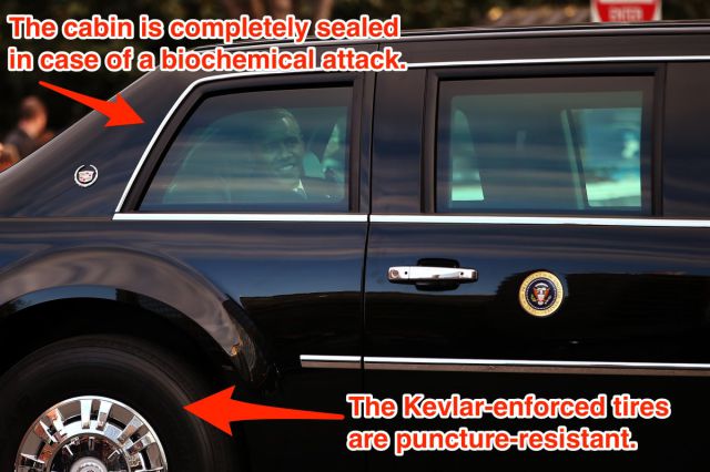 The US President's Car Is Literally "The Beast" on Wheels