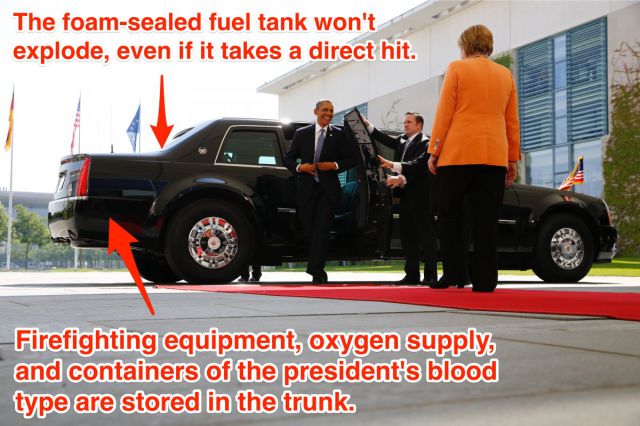 The US President's Car Is Literally "The Beast" on Wheels