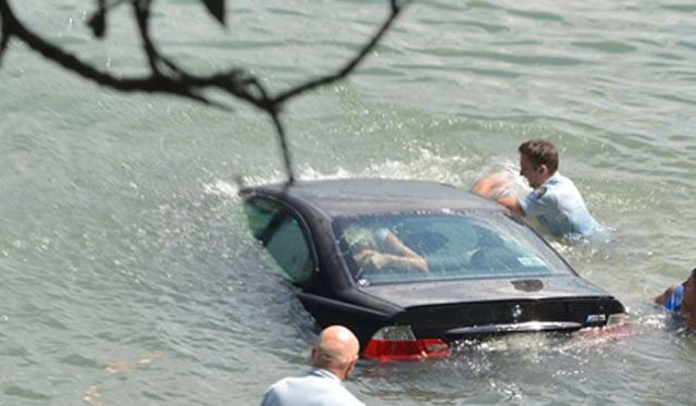 Gripping Images Capture a Daring Water Rescue by Police Officers