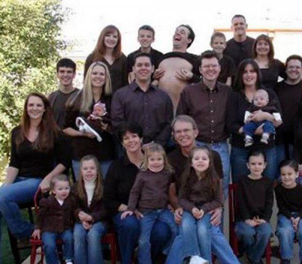 family photo ruined