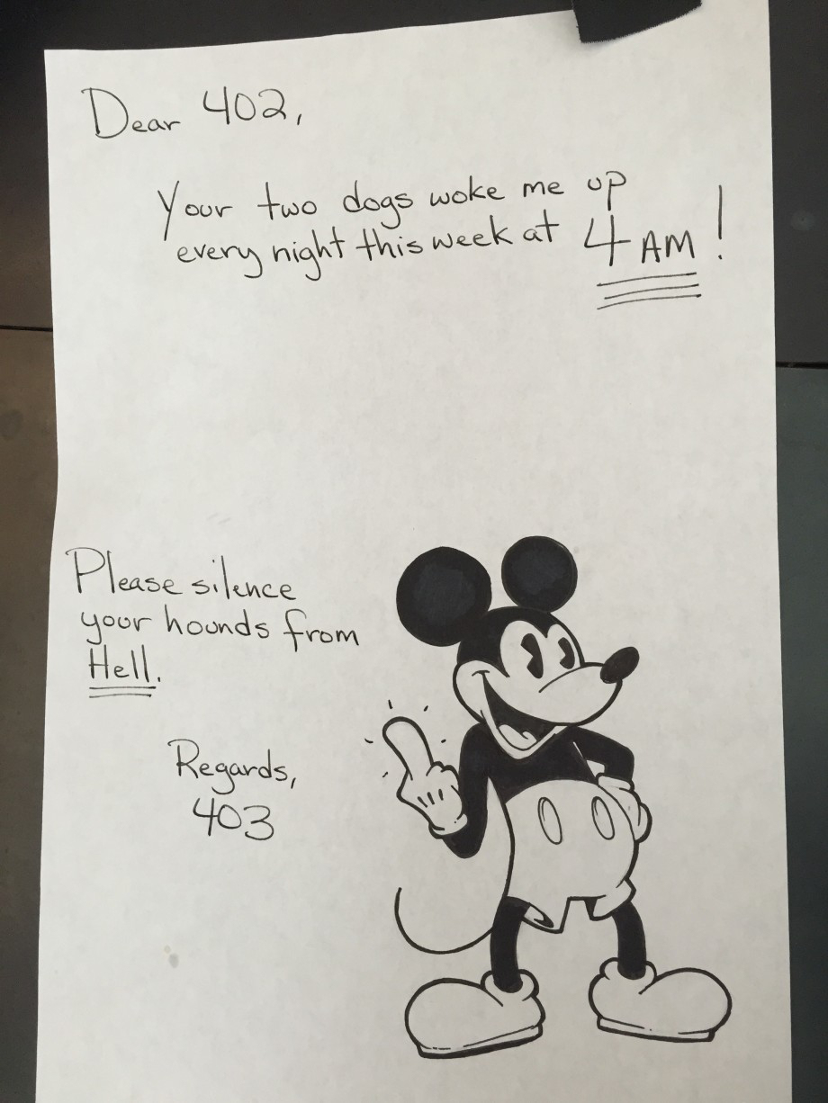 Two Cartoonists Square Off in a Passive-Aggressive Note War