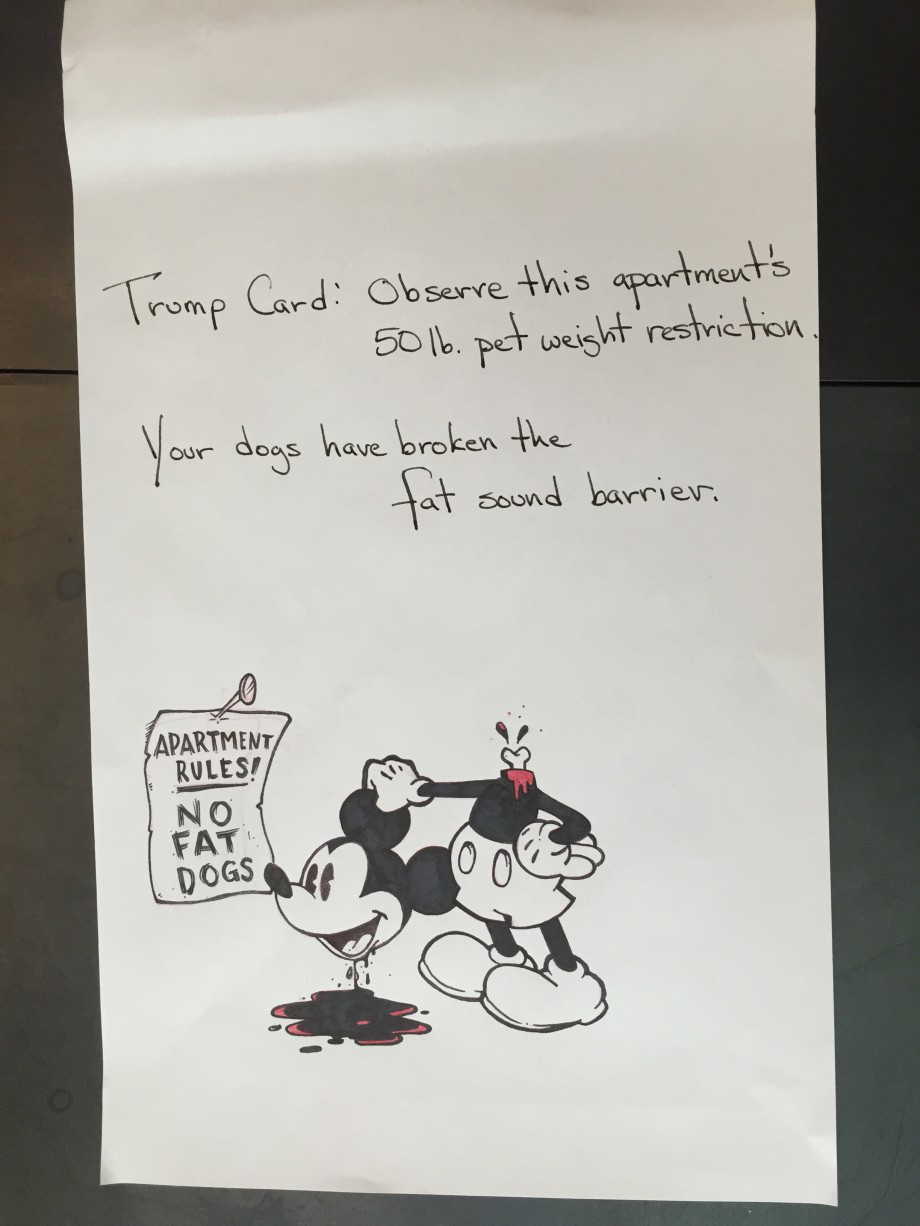 Two Cartoonists Square Off in a Passive-Aggressive Note War