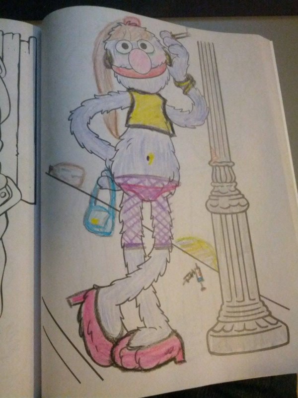 creepy kids coloring books