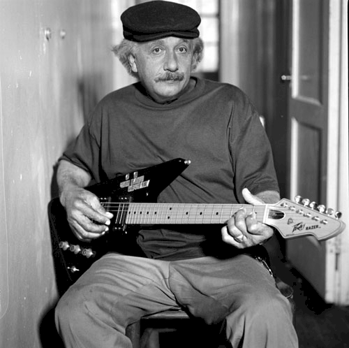 Einstein, you 'old smooth blues playing son of a gun!