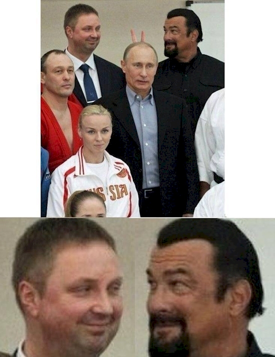 Not even Steven Seagal would be silly enough to pull the bunny ears out on Vlad, but don’t you wish he had?