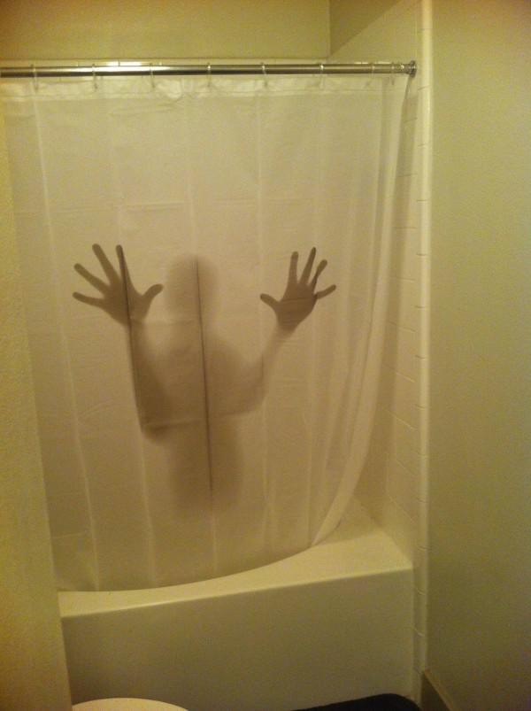 funny shower curtain