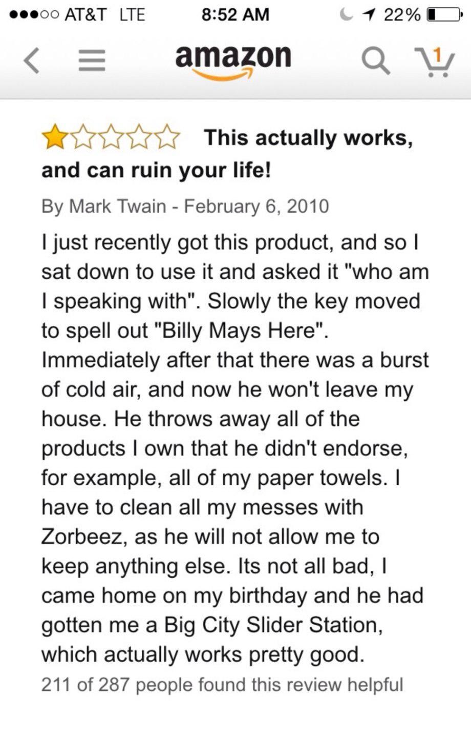 amazon reviews - funny 1 star reviews - ...00 At&T Lte