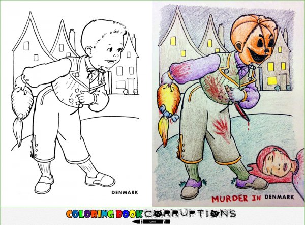 coloring book nsfw - Denmark Murder In Denmark Coloring Book Corruptions .com