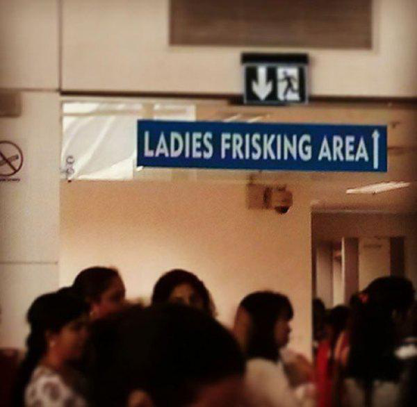 crowd - Ladies Frisking Area