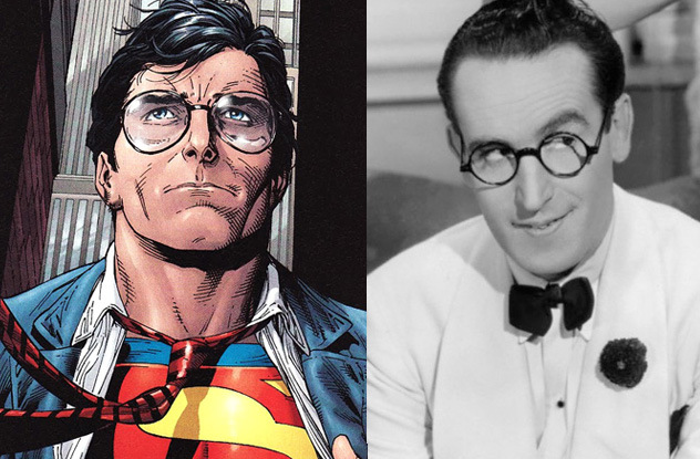 superman with glasses