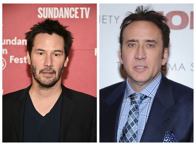 Keanu Reeves and Nicolas Cage are both 50.