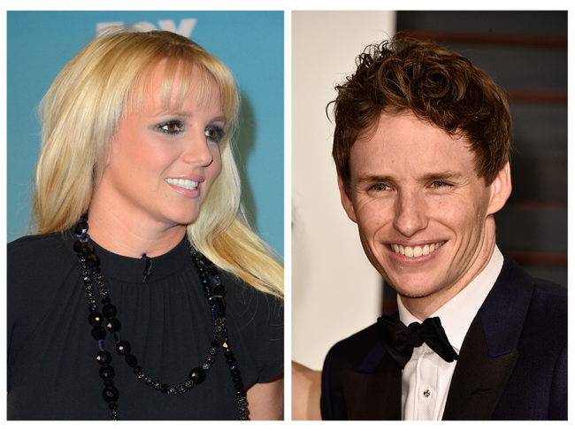 Eddie Redmayne and Britney Spears are both 33.