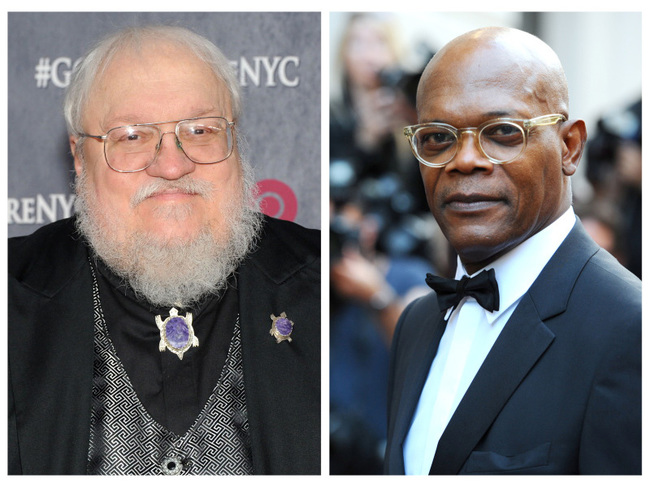 George RR Martin and Samuel L Jackson are both 66.