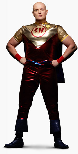 Super Hero

In the world of super heroes, a background in policing, martial arts or the military is very helpful. Super Hero has both attended a police academy and wrestled in the past. His outfit is also reminiscent of classical super heroes. He helped to found Team Justice, Inc., and according to the official RLSH website, it is the first non-profit organization for Real Life Superheroes with government-sanctioned tax-exempt status.’’ According to his RLSH page, he is also a supporter of several other charities, such as Metropolitan Ministries and Christopher & Dana Reeve Foundation.