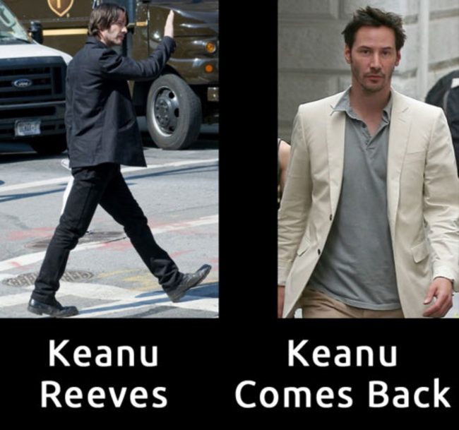 keanu reeves memes - Keanu Reeves Keanu Comes Back