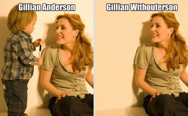 gillian anderson pun - Gillian Anderson Gillian Withouterson
