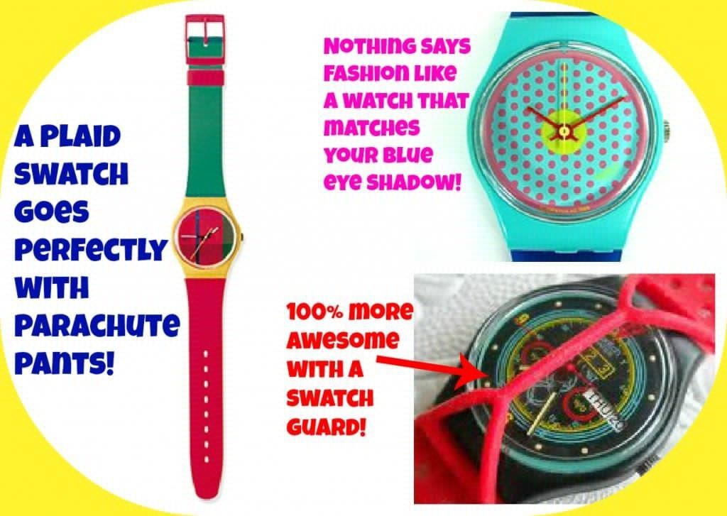 The jelly bands, the swatch watches and phones.... oh yes, these were like so mad cool